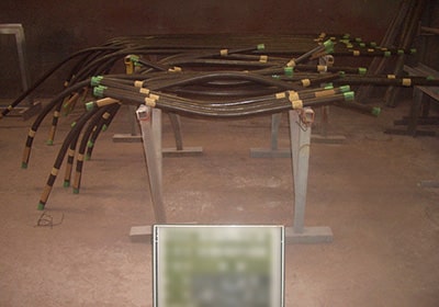 高炉用微粉炭吹き込み装置（PCI）配管